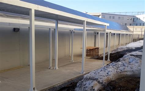 Apex Canopy For County Jail Upside Innovations Installation