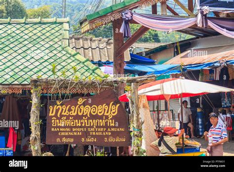 Chiang Mai Thailand May 3 2017 Doi Pui Hmong Tribal Village Is