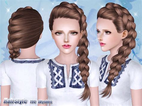The Sims Resource Skysims Hair 190