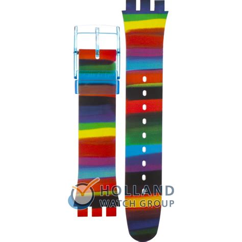 Bracelete Swatch Newgent Asuos106 Suos106 Colorbrush • Revendedor