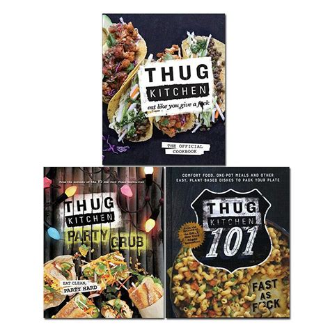 Thug Kitchen Cookbook 3 Books Collection Set Thug Kitchen 101 Party