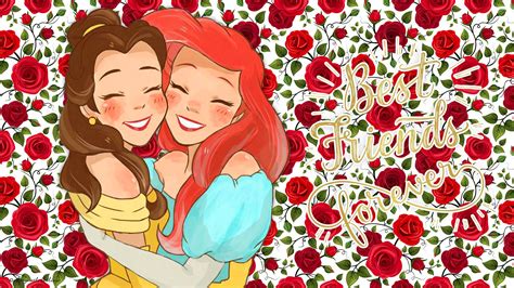 Ariel An Belle Bff Ariel Bff Disney Characters Fictional Characters