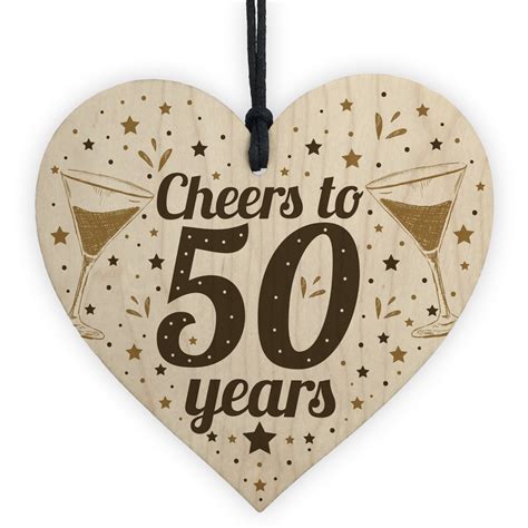 There's much more to traditional 50th birthday presents than the standard gold ones. Cheers To 50 Years 50th Birthday Gift For Women 50th Birthday