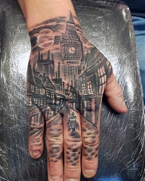 Unique Hand Tattoos For Men Manly Ink Design Ideas