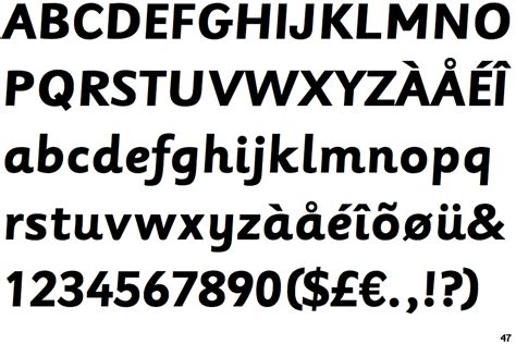 Identifont Sassoon Primary Bold