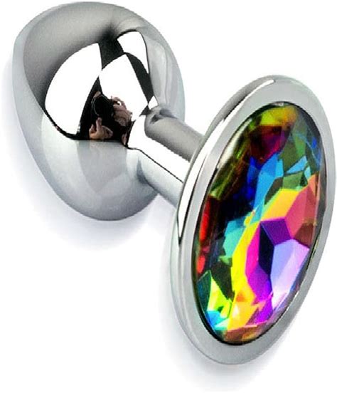 Super Useful Good Sex Toys Stainless Steel Metal Anal Plug Crystal Jewelry Booty Sex