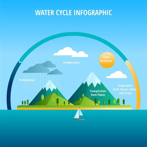Water Cycle Education 208523 Vector Art At Vecteezy