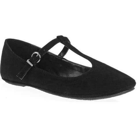 Womens T Strap Ballet Flat