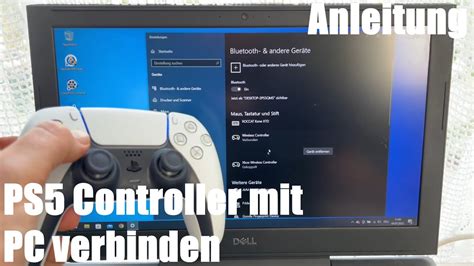 Sony Ps5 Dualsense Next Gen Controller Mit Pc Verbinden Und Damit