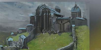 Concept Castle War Ruins Gears Maciej