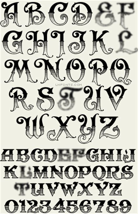 From calligraphy flourishing rules to lots of calligraphy examples for beginners, and more. Letterhead Fonts / Carnivàle / Circus Fonts