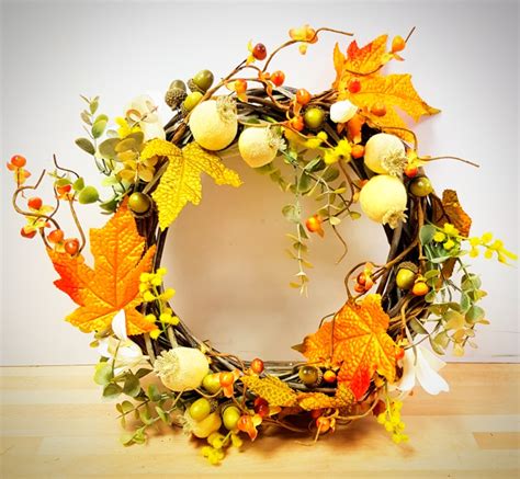 Autumn Door Wreath Buy Online Or Call 01630 652808