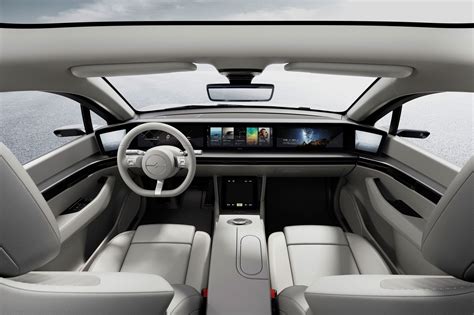 Sonys Concept Car Puts Entertainment In The Drivers Seat Wired