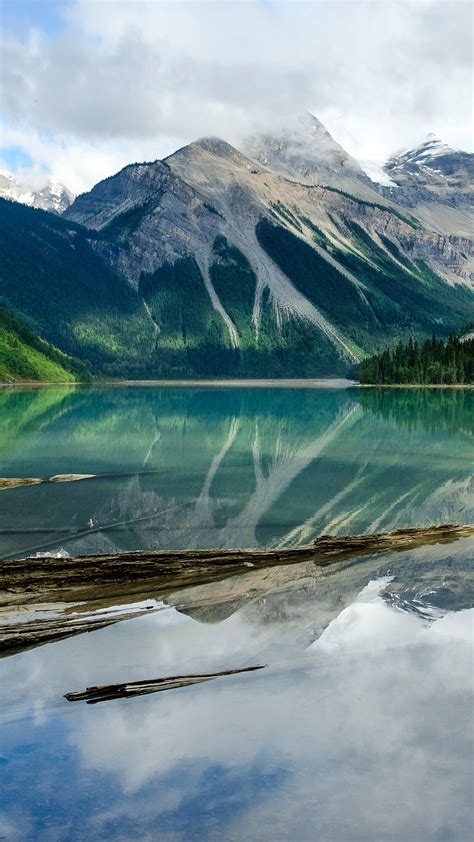 Kinney Lake In Mount Robson Provincial Park British Columbia Canada