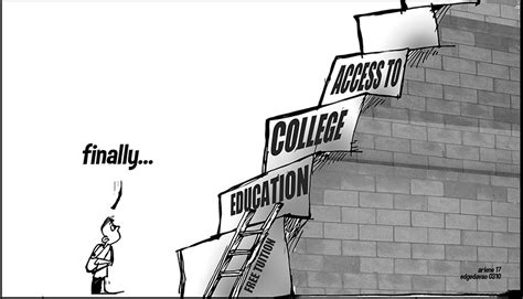 Editorial Cartoon Access To College Education Edge Davao