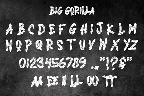 Big Gorilla Font Dfonts