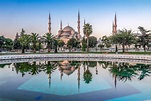 Tapete Blauer Moschee, Sultan Ahmet-Moschee, Istanbul, Türkei HD ...
