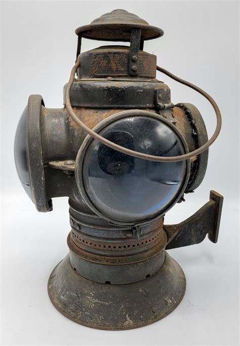 Antique Armspear Railroad Signal Caboose Switch Lamp Lantern Kerosene
