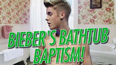 bieber baptized by … bath