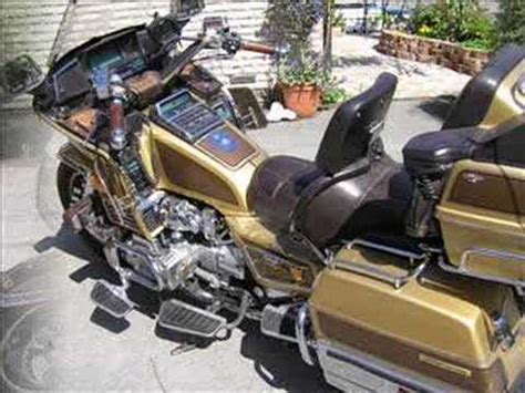 1985 honda gl1200 goldwing aspencade limited ltd rhs saddlebag lid oem paint. My 1985 Honda Goldwing Limited Editon - YouTube
