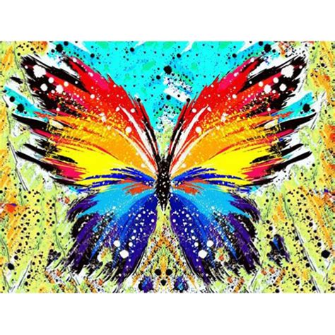 3d 2018 New Diy Diamond Painting Butterfly Mosaic Handmade