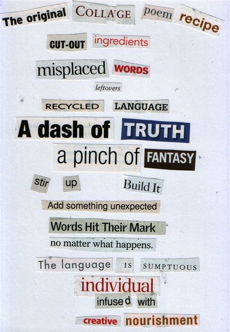 Word Collage Poem Word Collage Create Collage Photo Wall Collage