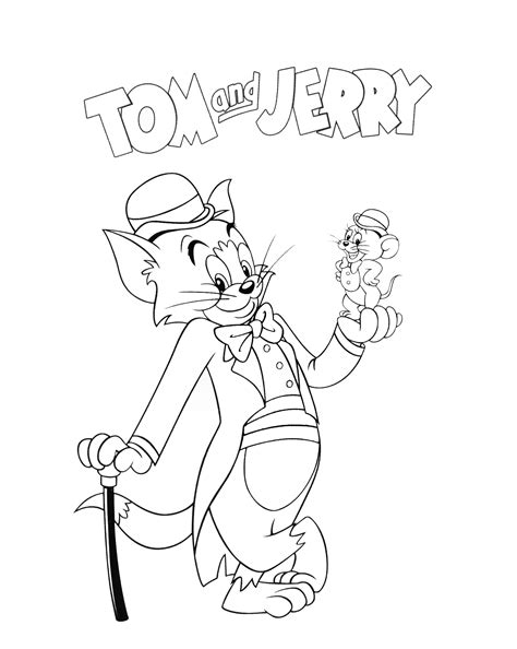 Tom Et Jerry Coloriage Tom Et Jerry Gratuit à Imprimer Et Colorier