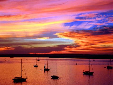 Beautiful Sunset In La Paz Baja California Sur Mexico Picture From
