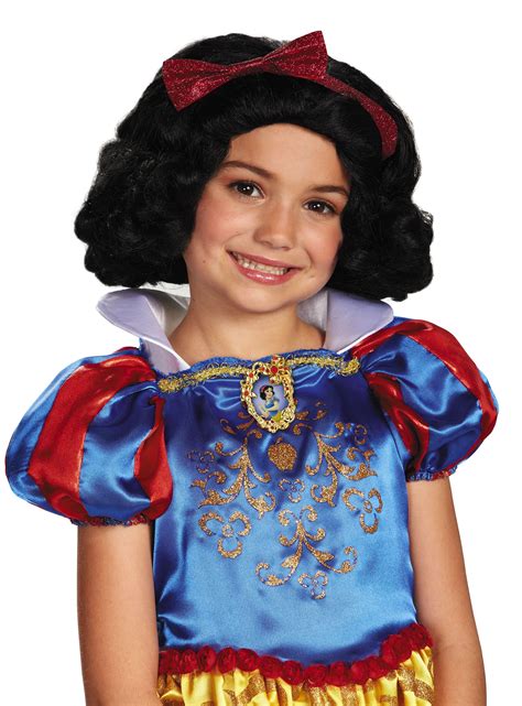 Snow White Child Wig One Size Child Snow White Costume Snow White
