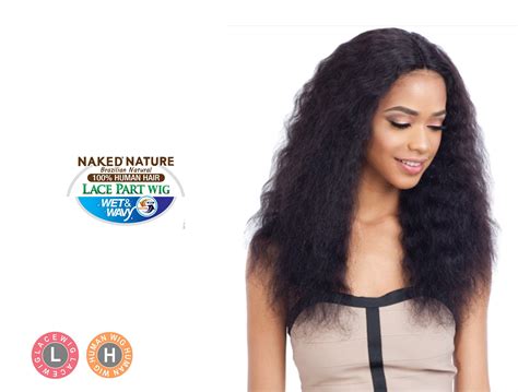 Shake N Go Naked Nature Brazilian Natural 100 Human Hair Lace Part Wi