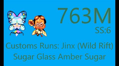 CROB Customs Runs Jinx Wild Rift Sugar Glass Amber Sugar 763M Jinx