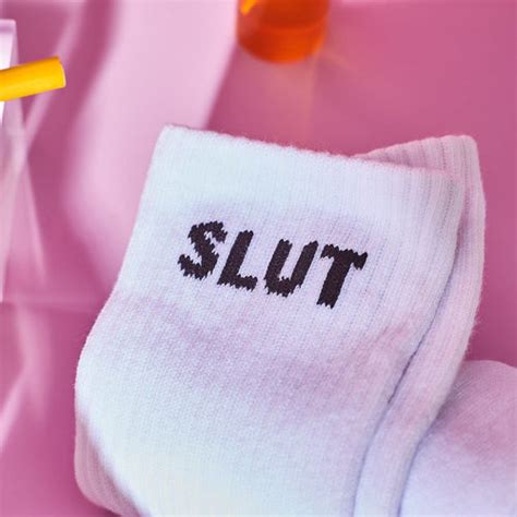 Friends Slut Feminist Socks Athletic Tube Socks