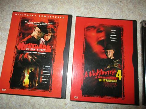 Set Of 3 Dvds Freddy Vsjasonnightmare On Elm St And Nightmare 4