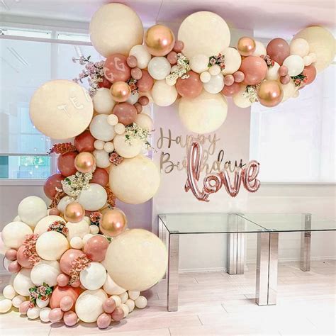 Hotbest 105pcs Macaron Pastel Balloon Garland Arch Kit Wedding Baby