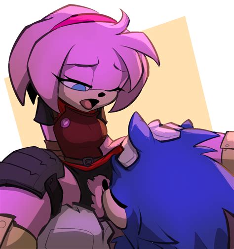 Rule Amy Rose Anthro Bigdad Chibi Clothing Cunnilingus Duo Female Hedgehog Male Mammal Oral