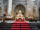 Altar Mayor enmarcado por los cuatro pilares centrales. Catedral de ...