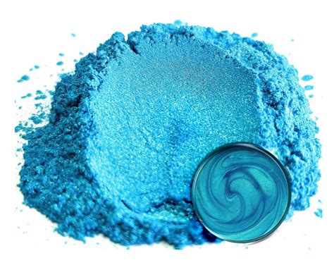 Okinawa Blue Mica Powder For Epoxy Resin Superclear Epoxy Resin Systems