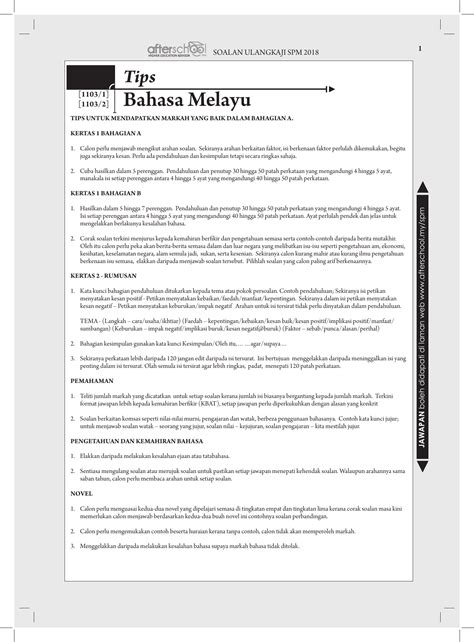 Laman bahasa melayu spm soalan kertas bahasa melayu 2 1103 2 spm 2018. Contoh Soalan Perbandingan Novel Spm