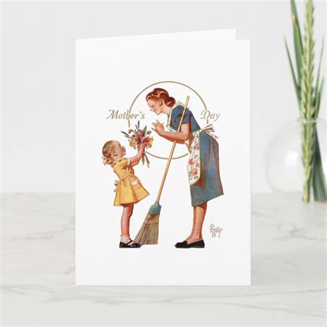 Vintage Mothers Day Greeting Card Uk