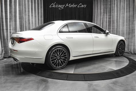 Used 2021 Mercedes Benz S580 4matic Sedan Only 1k Miles Burmester 4d