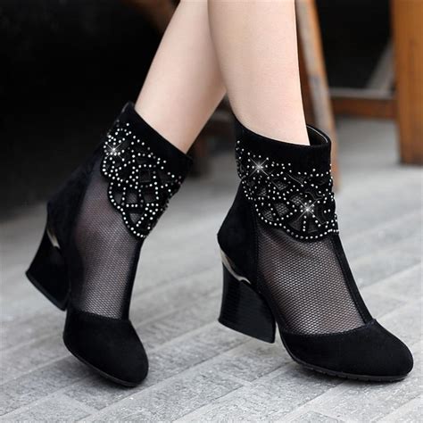 Discount Women Shoes Leather Comfortable High Heeled Party Shoes