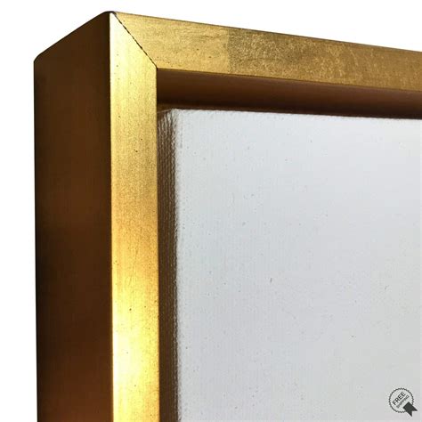 Gold Floater Frame For 15 Deep Canvas Multiple Sizes