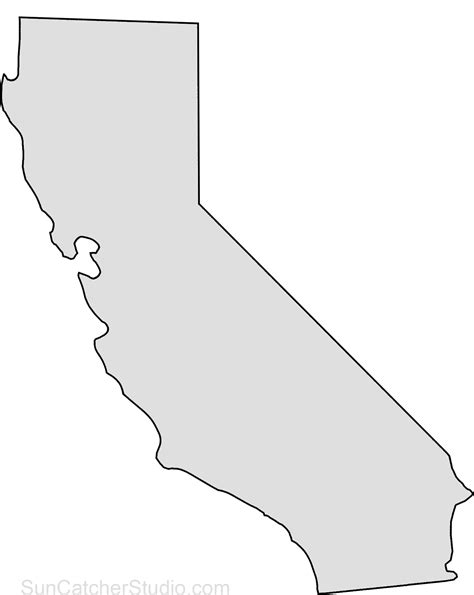 California State Outline Svg