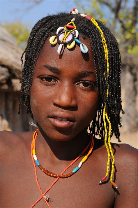 Mundimba Girl African People Angola People Angola