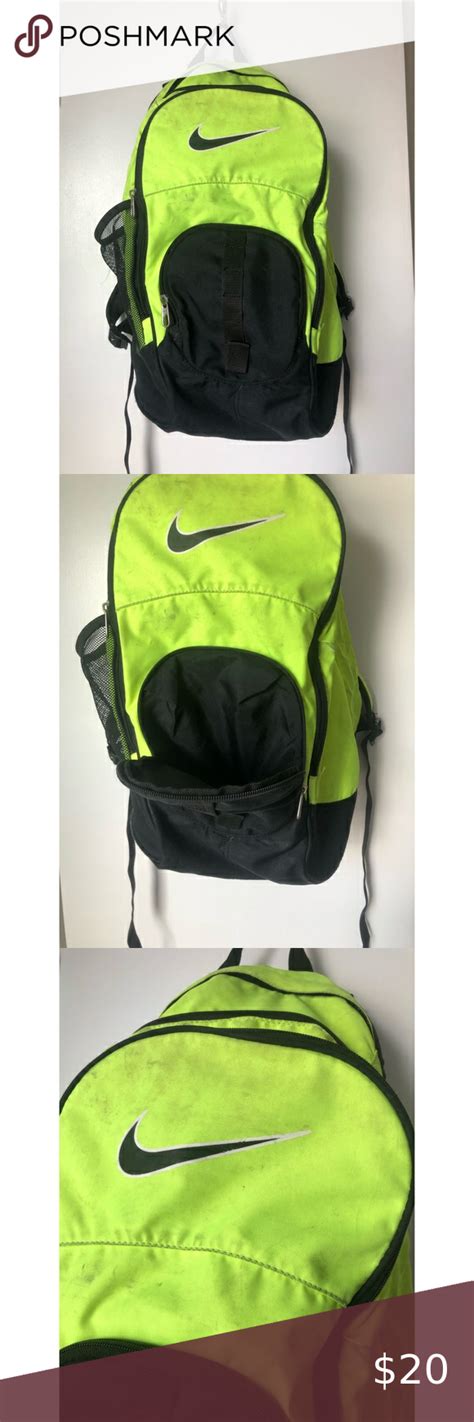 Nike Neon Yellow Backpack In 2020 Yellow Backpack Nike Neon Backpacks