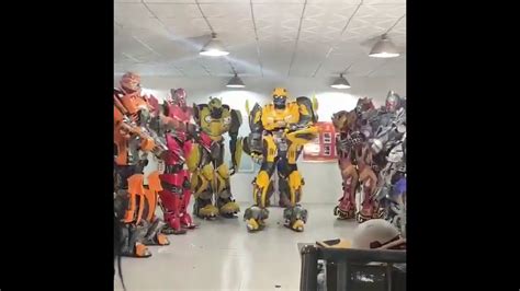Adult Transformer Bumblebee Costume For Opening Ceremony Transformer