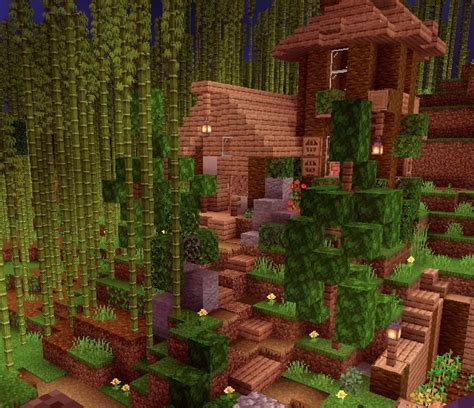 Cozy Hidden Jungle House Cute Minecraft Houses Minecraft Blueprints