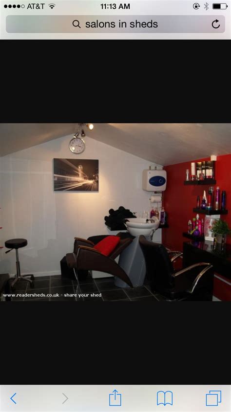 This Is The Inside Of A Tiny Salon Inside Of A Shed Cute Guess Room