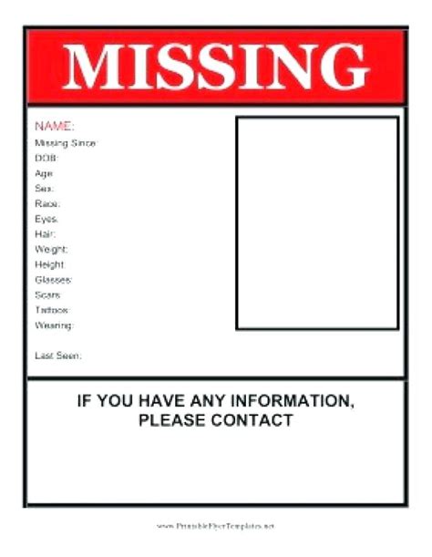 10 Missing Posters Images Free Download Missing Posters Wishes For