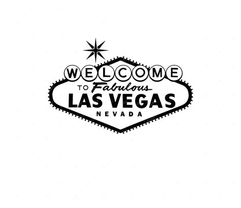 Las Vegas Sign Svg Png Pdf Welcome Sign Svg